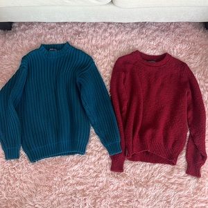 Lands’end 100% cotton sweaters